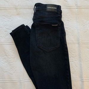 Washed black Calvin Klein jeans!
